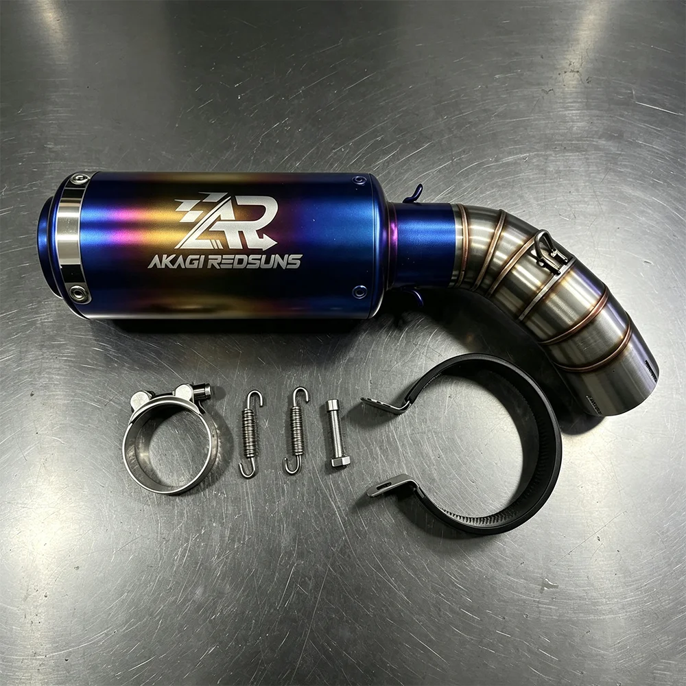 No Welding Motorcycle Exhaust Mid Pipe Stainless Steel Compatible For Kawasaki Z900 2017-2021 Z900E A1 A2