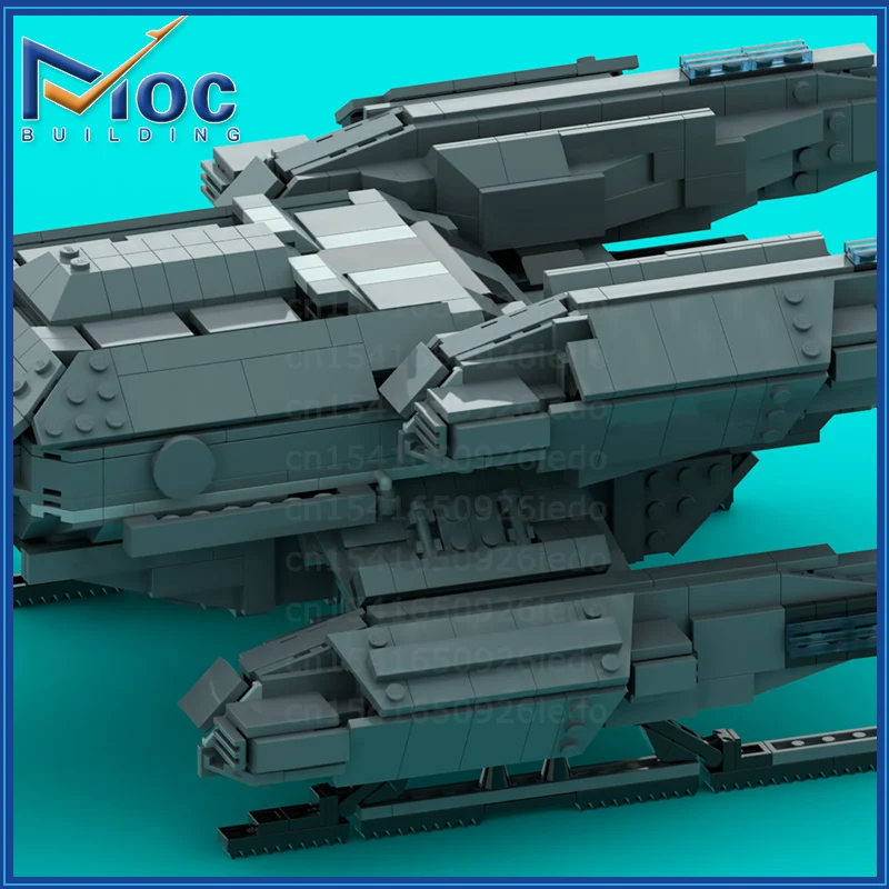 MOC Building Block Constellation Series Science Fiction Aircraft Technology Bricks Originality DIY Assembled Model Toy Holiday