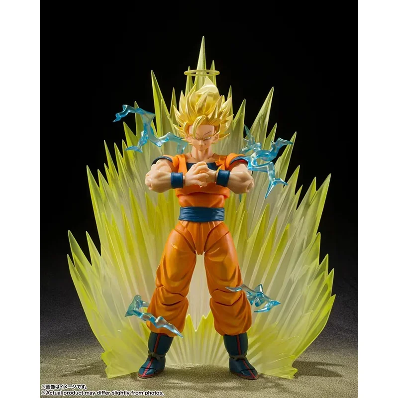 Original Bandai Dragon Ball S.H.Figuarts SHF Super Saiyan 2 Son Goku SDCC Reprint In Stock Anime Collection Figures Model Toys