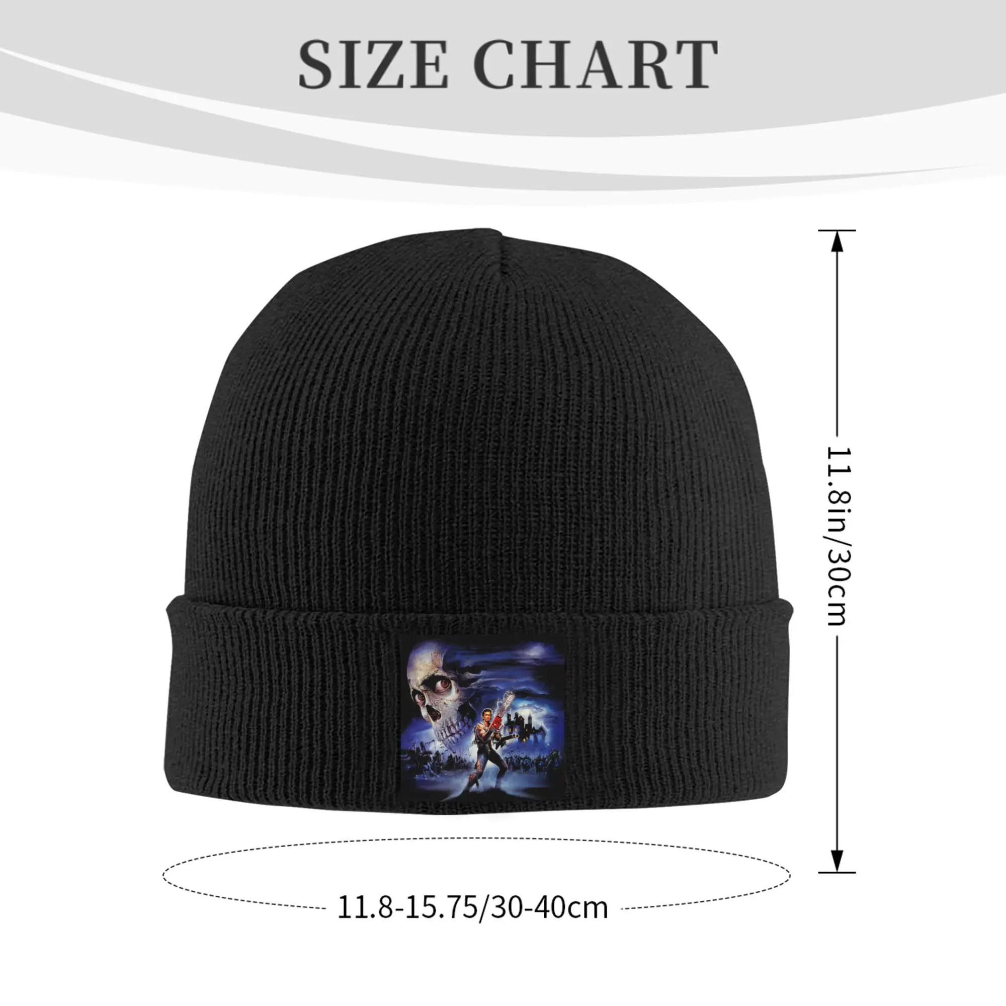 Halloween Evil Dead Skullies Beanies Caps Unisex Streetwear Winter Warm Knitted Hat Adult Horror Movie Film Bonnet Hats