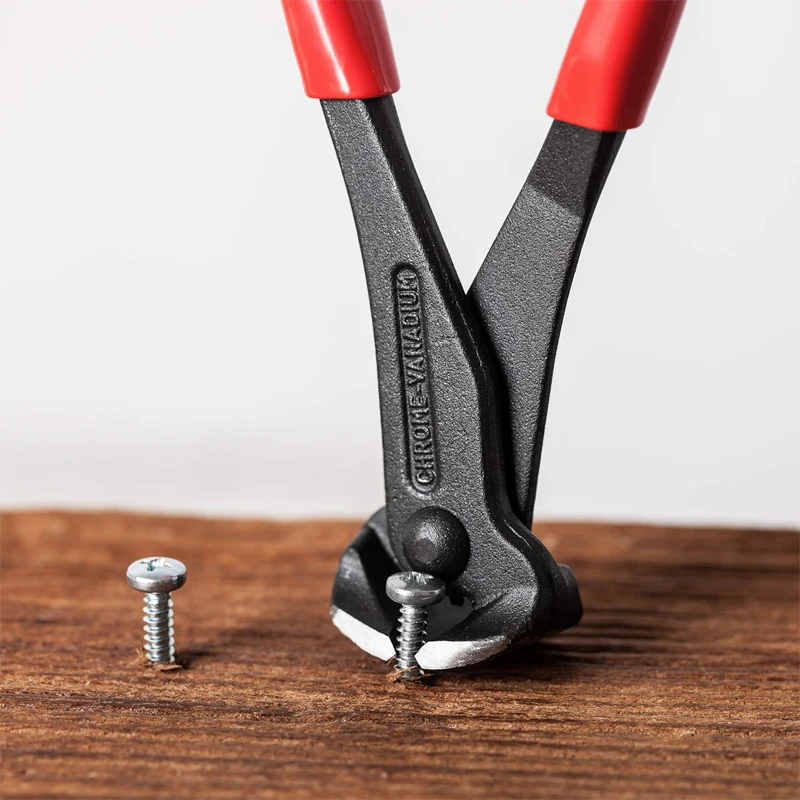 6/7/8 Zoll Endschneidezange, Hochleistungs-Nagelzieher, Drahtschneider, Zange für Zimmerer, Abbruchzange, Multifunktions-Handwerkzeug – Detail 7