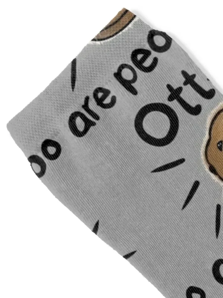 Otters are people too Socks valentine gift ideas Christmas funny gift fashionable Boy Socks Women's