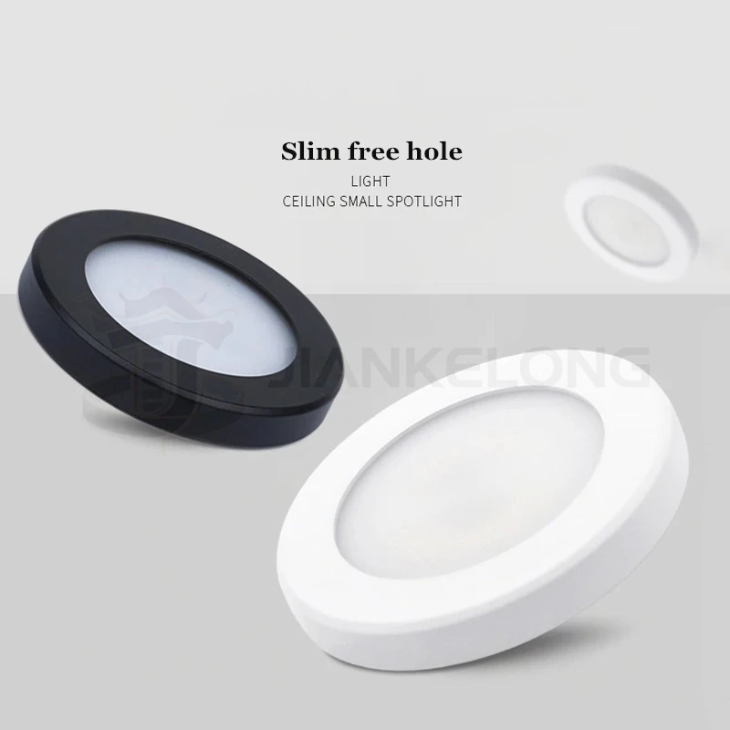 LED Downlight Mini Surface Mounted 220V 240V 5W 7W Round Panel Spot Light Ultra thin Indoor Lighting Home Kitchen Cabinet Lamp