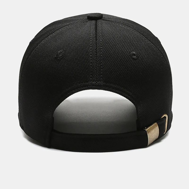 Gorra de béisbol informal para hombre, sombrero Simple de placa ligera de tela de piña, visera de moda, gorra femenina minimalista, circunferencia de cabeza grande