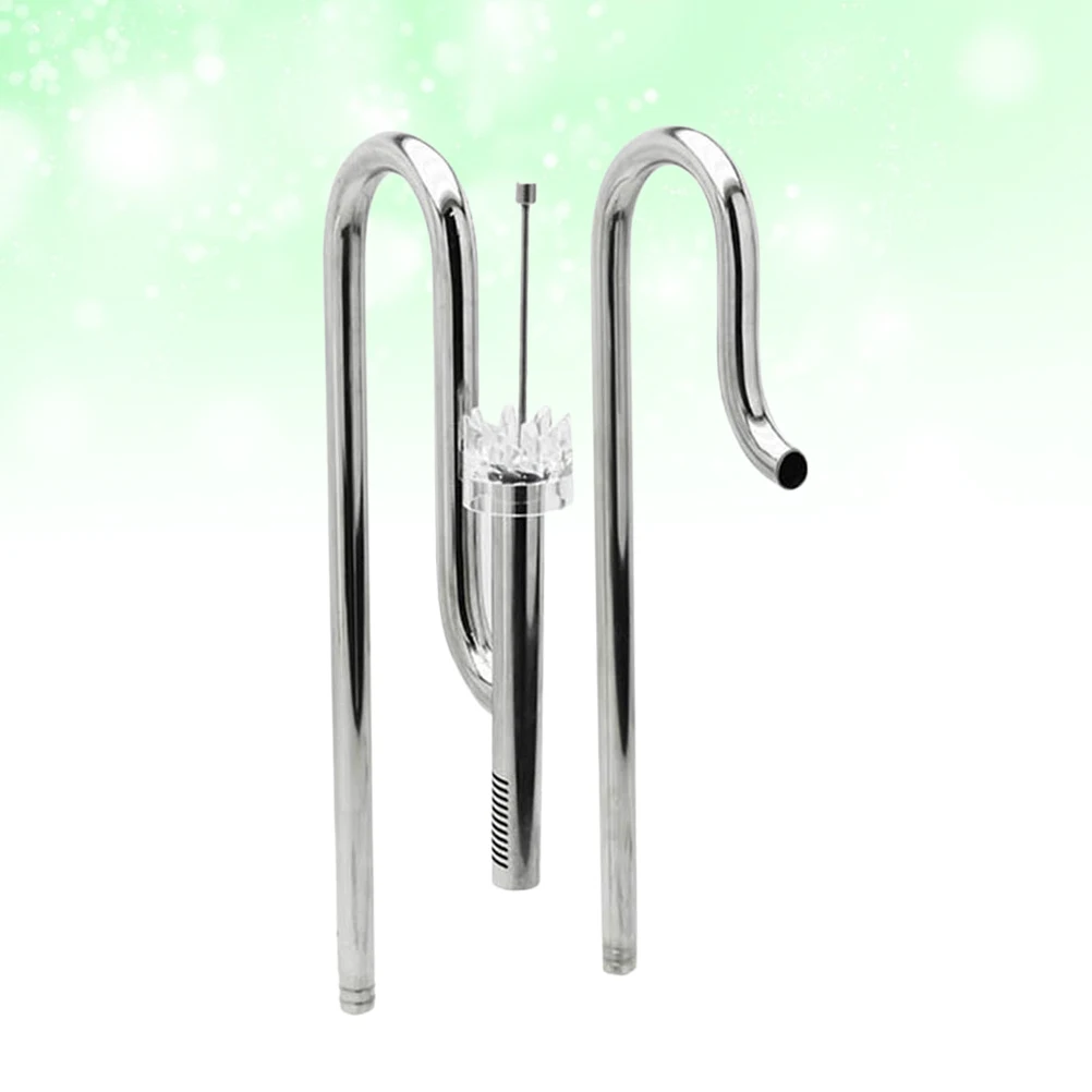 

Adjustable Stainless Steel Water Pipe 12Mm Fish Tank Aquarium Inlet Outlet Durable Easy Install Water Tube For Aquarium