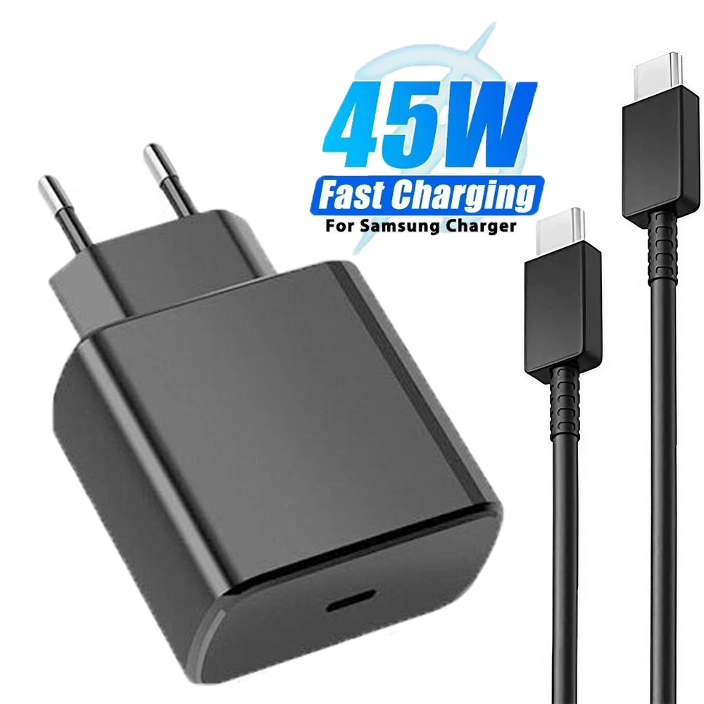 45W USB C Charger PD Fast Charging Wall Charger For Samsung Galaxy S22 S23 A54 Ultra Xiaomi 13 11 Mobile Phone Charger Adapter