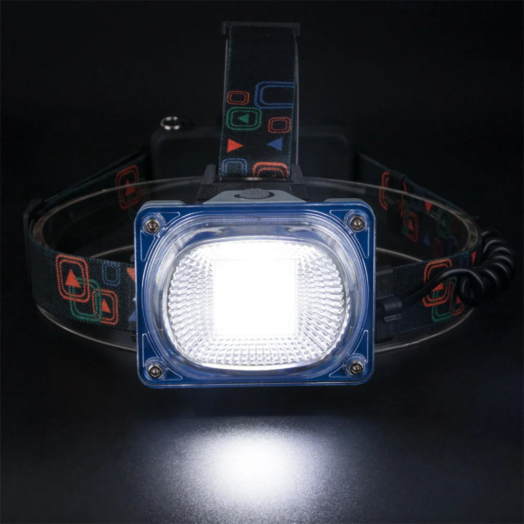 for Fishing Led Headlamp Powerful Rechargeable Head Flashlight Hunting Torch Hiking Front Lanterns Camping Headlights