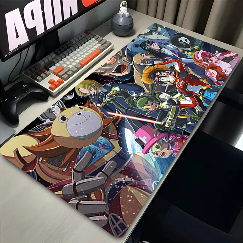 Mouse Pad O-One Piece Gaming Mouse Pad XXL Speed Rubber Cartoon Big Computer Desk Mat PC E-Sports Available Sizes Mousepad