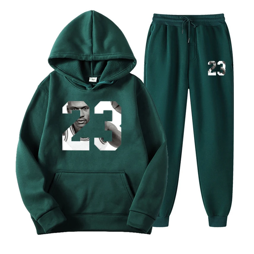 Hoody untuk Pria Setelan Olahraga Pria Musim Semi 2022 Wanita 2 Buah Set Sweter Pria Wanita Olahraga Hoodie + Celana Olahraga Olahraga