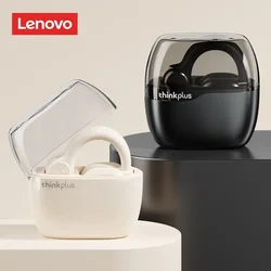 Lenovo-auriculares LP76 OWS con gancho para la oreja, cascos deportivos con Bluetooth 5,3, baja latencia, estéreo HiFi, reducción de ruido, 400mAh