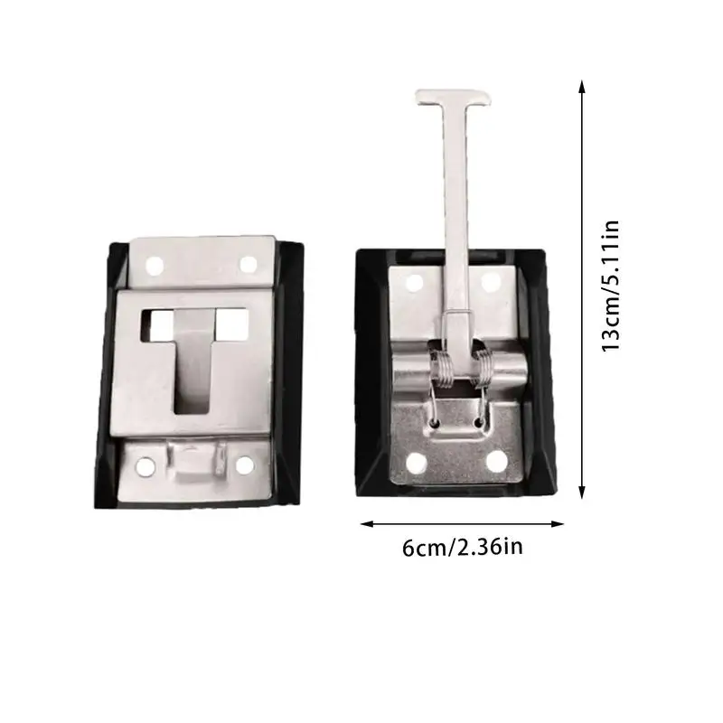 Suporte de porta de carro de acampamento multifuncional gancho de porta de entrada rv fechadura de porta de metal trava rv engrossado para rvs reboques campistas