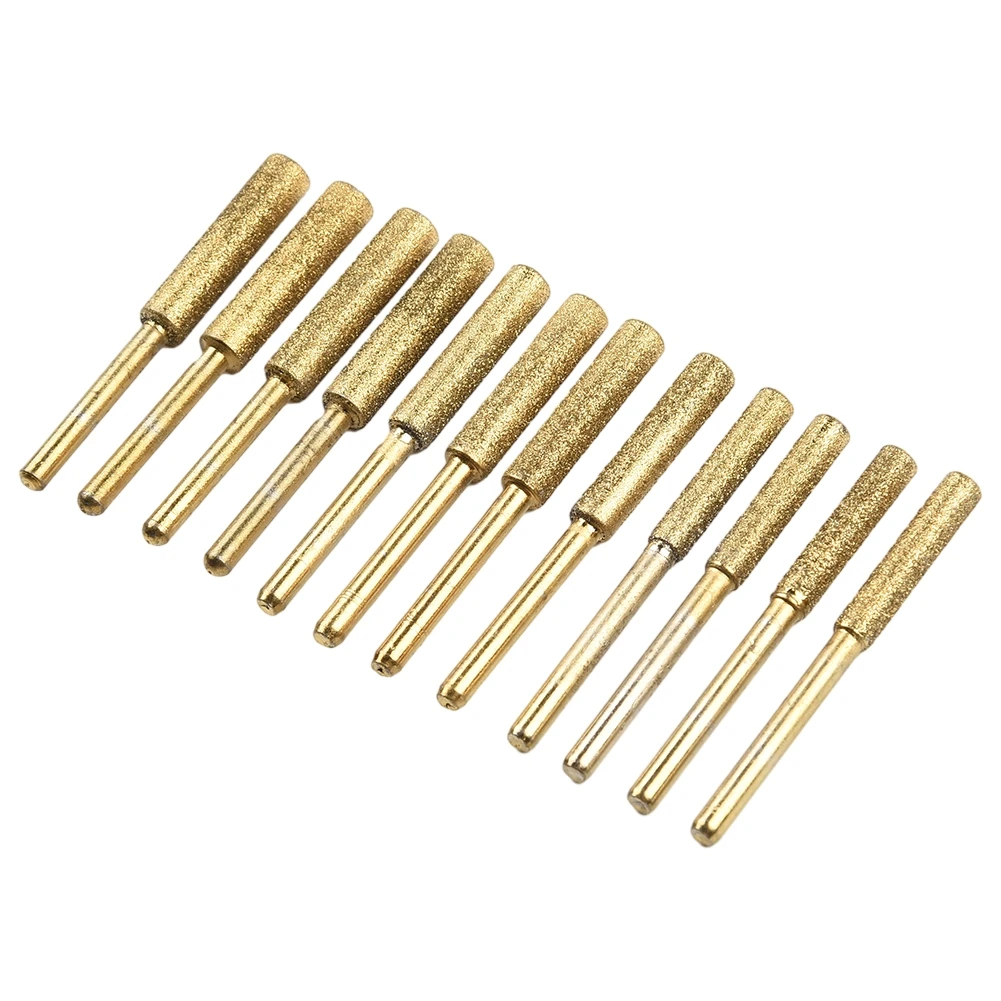Brand New High Quality Chainsaw Sharpener Diamond 4/4.8/5.5mm Accessories Replacement Titanium Burr High Hardness