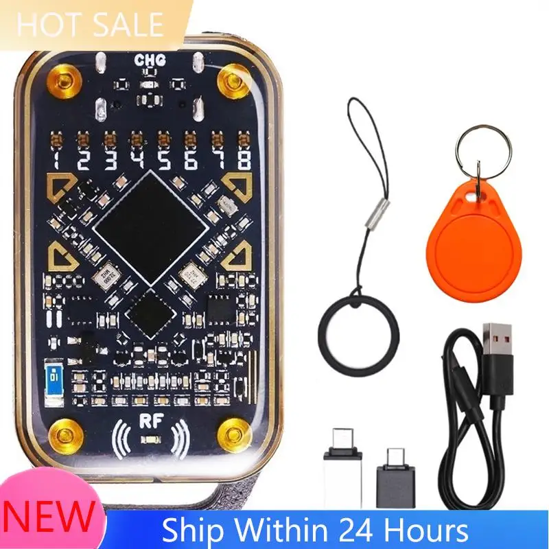 

В наличии: Ультра-современный считыватель RFID-чипов Chameleon + брелок-дубликатор CUID ID IC 125K 13.56МГц NFC, эмулятор смарт-карт