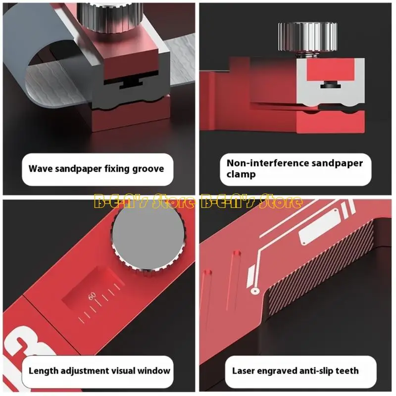 Y1AD Multipurpose Manual Sander For Wood Plastic Metal Detailed Craft Polishing Work