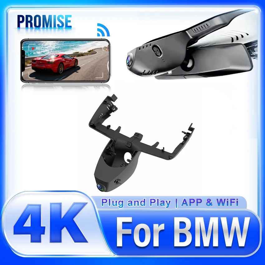 4K 2160P واي فاي جهاز تسجيل فيديو رقمي للسيارات داش كاميرا مسجل لسيارات BMW X3 G01 لسيارات BMW X5 G05 لسيارات BMW X7 G07 لسيارات BMW 3 G20 G21 2018 - 2021 2023