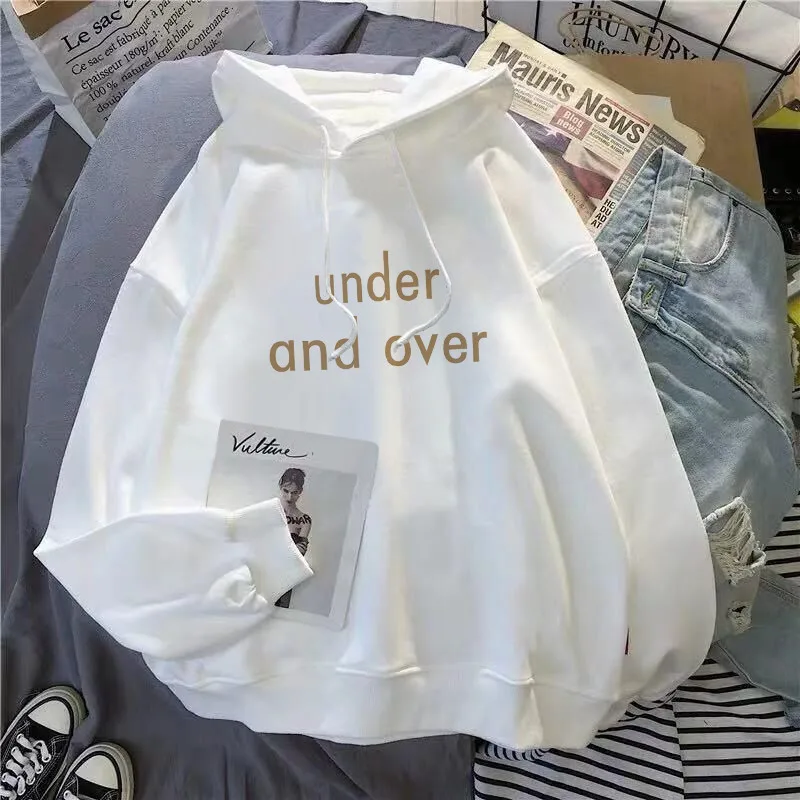 

Милые толстовки с капюшоном Y2K, женские толстовки, супер большие цвета кампуса, летняя темная одежда с цветными блоками, одежда для дома, популярная посадка, супер