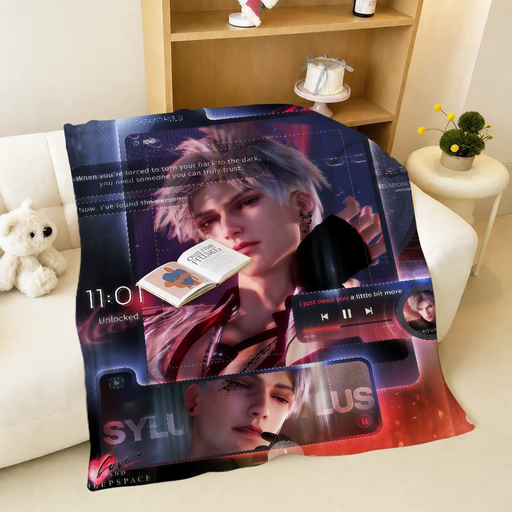 Sylus Zayne Caleb Love Deepspace Blanket Warm Soft Plush Blanket Sofa Living Room Nap Home Bedroom Travel Gift Flannel Pet Hogar