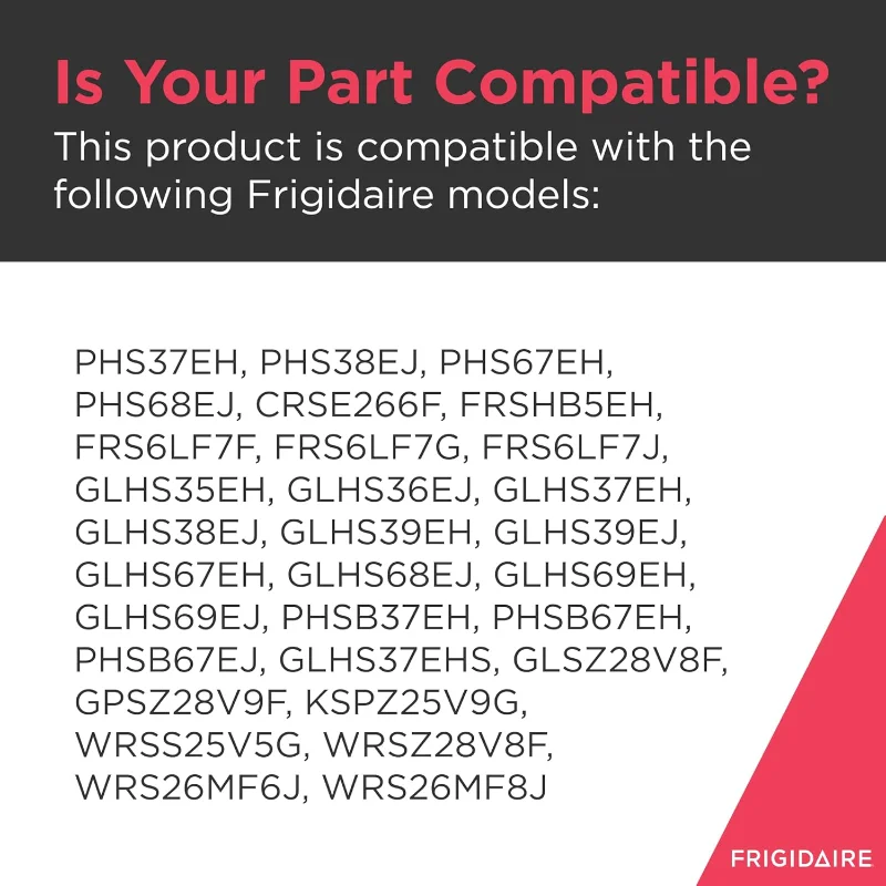 Frigidaire 241860801 Eiskübel-Behälter-Montagesatz für Kühlschränke, weiß