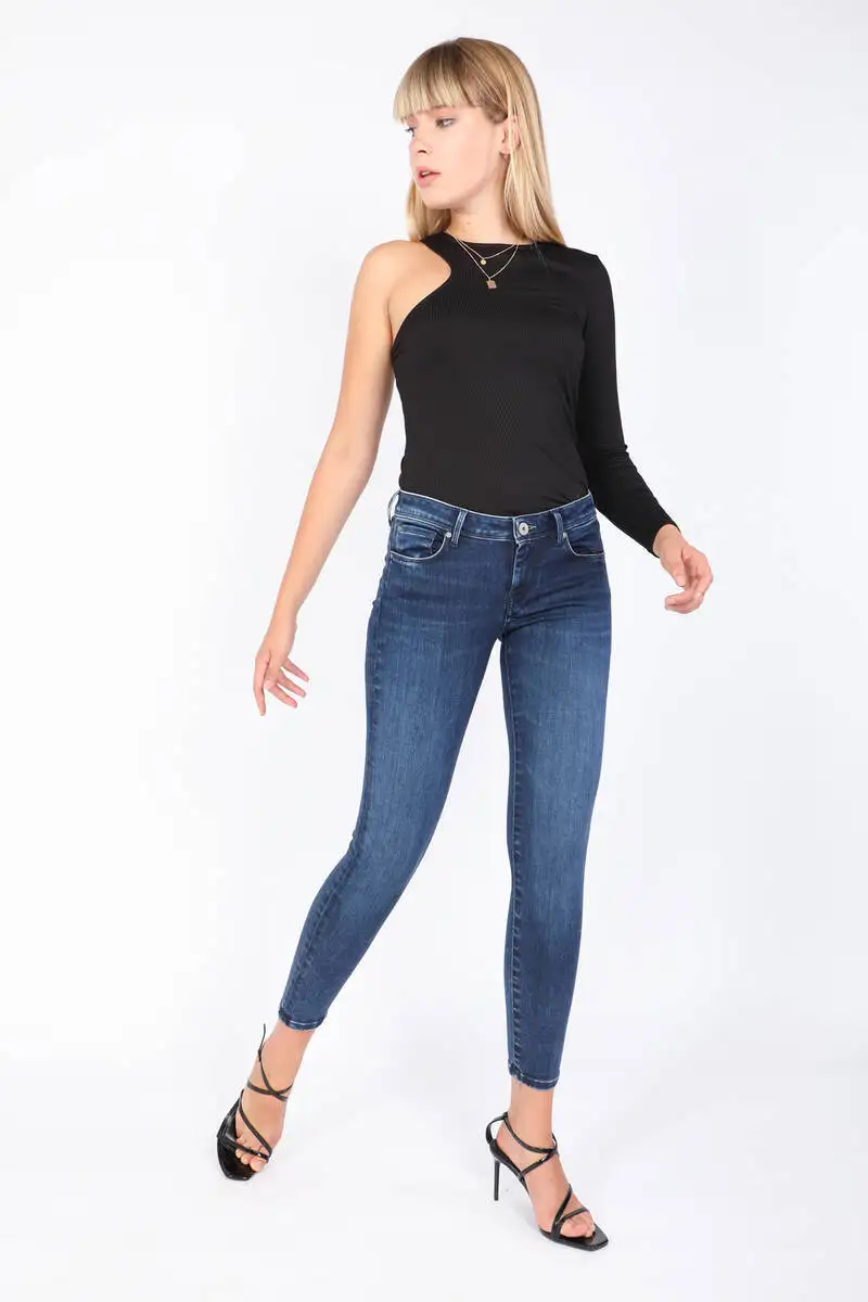 Women's Dark Blue Super Skinny Fit Jean Pants