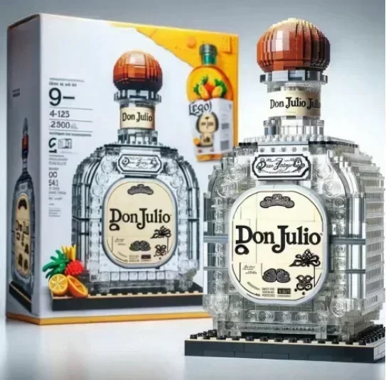 

Luxury Whiskey Bottle Building Kit - Premium DIY Display Model for Adults, Collector's Home Bar Decor & Gift for Wine Enthusiast