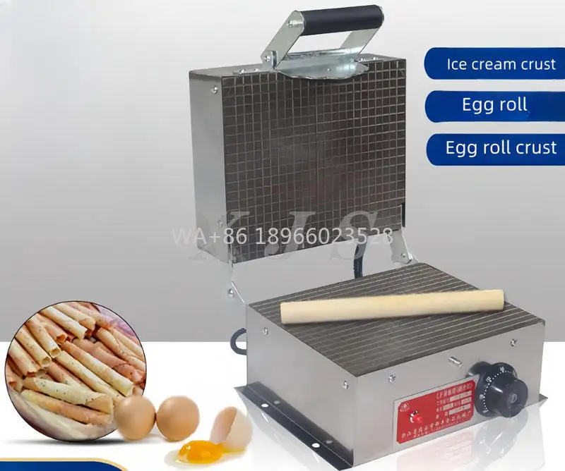 

Машина для изготовления конусов для мороженого, пирога, пиццы, гриль, инструмент, электрическая машина для приготовления яичных рулетов, хрустящая сковорода для выпечки крепа для омлета, вафель, блинов