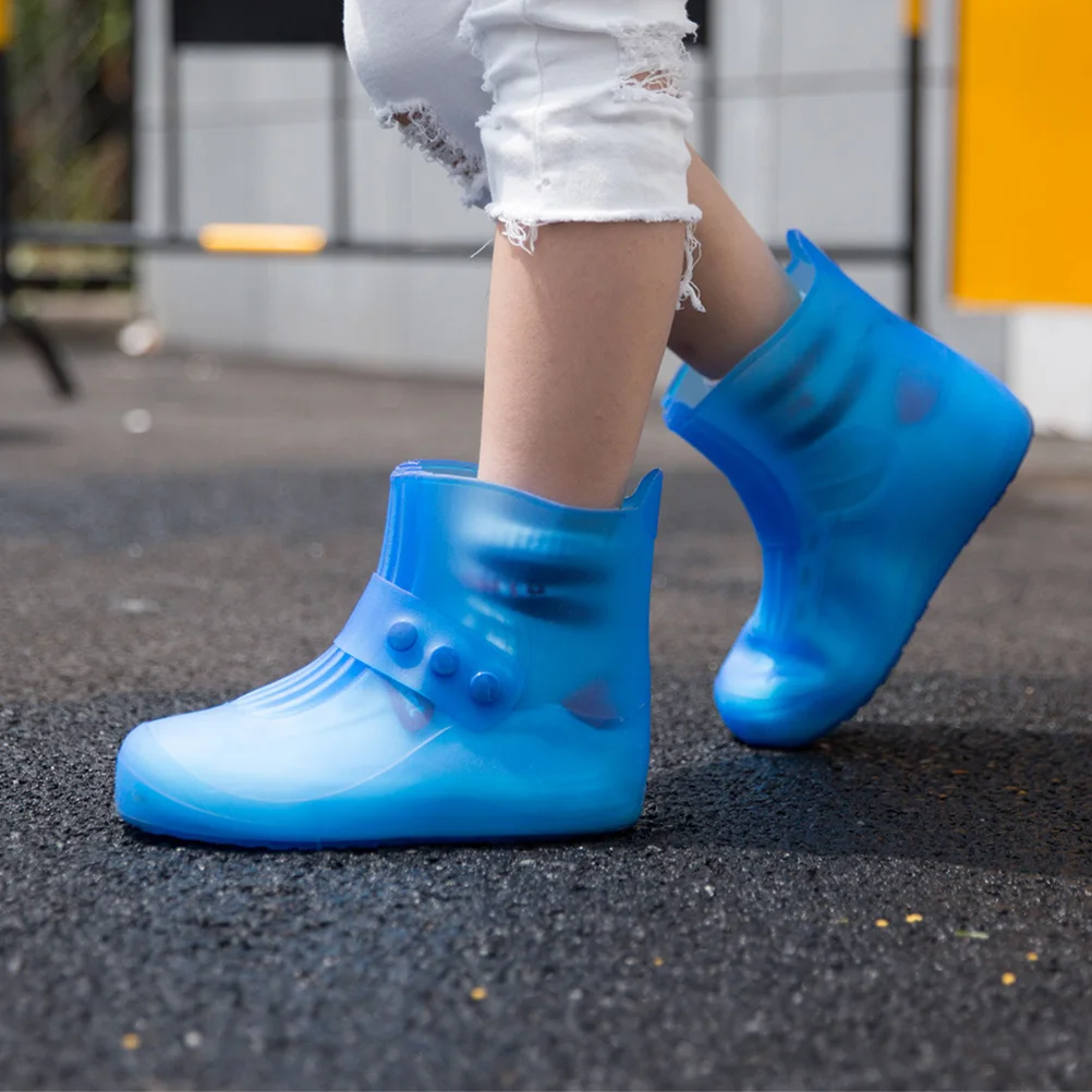 

Waterproof Shoe Covers for Rain Non Slip Sneaker Protectors Mud Snow Slip Resistant Overshoes Boot Cover Outdoor Rubber Travel