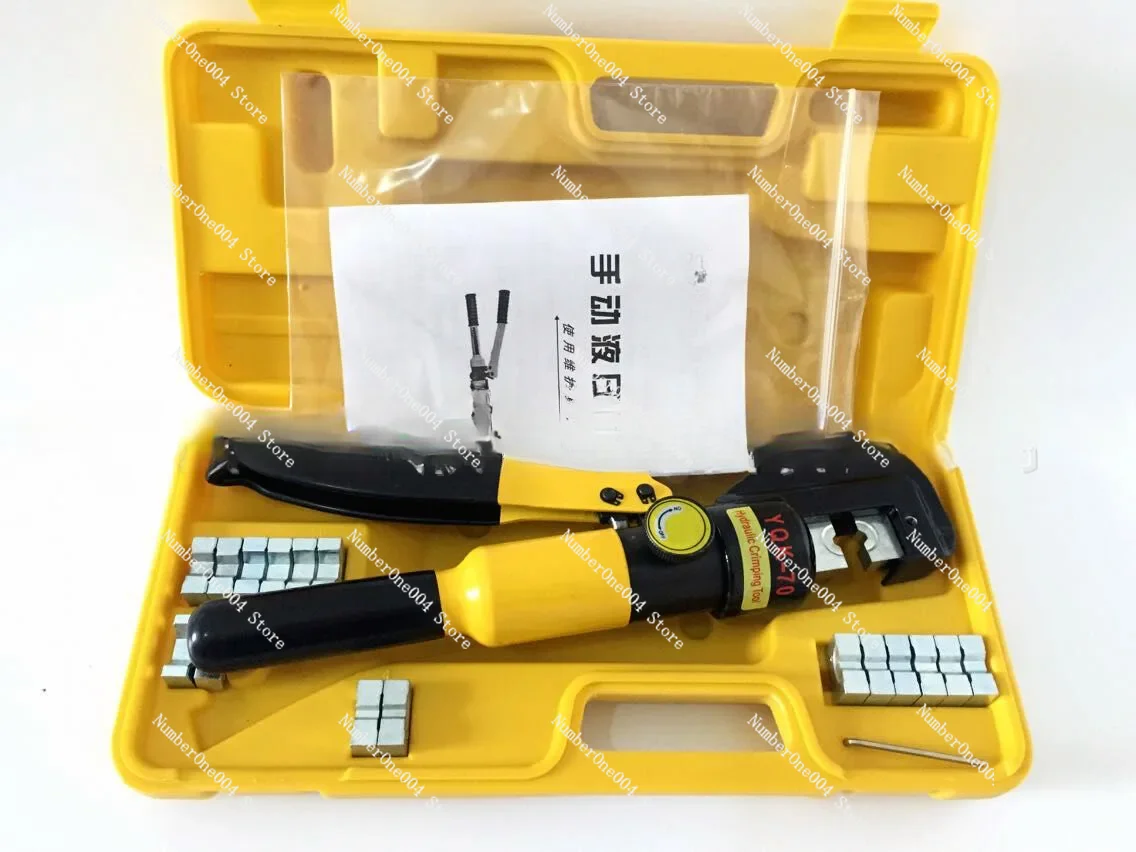 

Hydraulic Crimping Tool Cable Lug Crimper Plier Hydraulic Compression Tool YQK-70 4-70mm2 Pressure 5-6T ES and RU warehouse