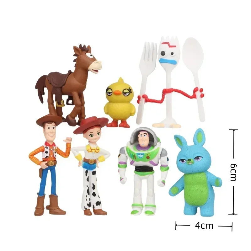 7-teiliges Set Cartoon-Film PVC-Actionfiguren, Tischdekoration, Tortendekoration, Sammlerfigur, Party-Dekorationsgeschenk – Detail 4