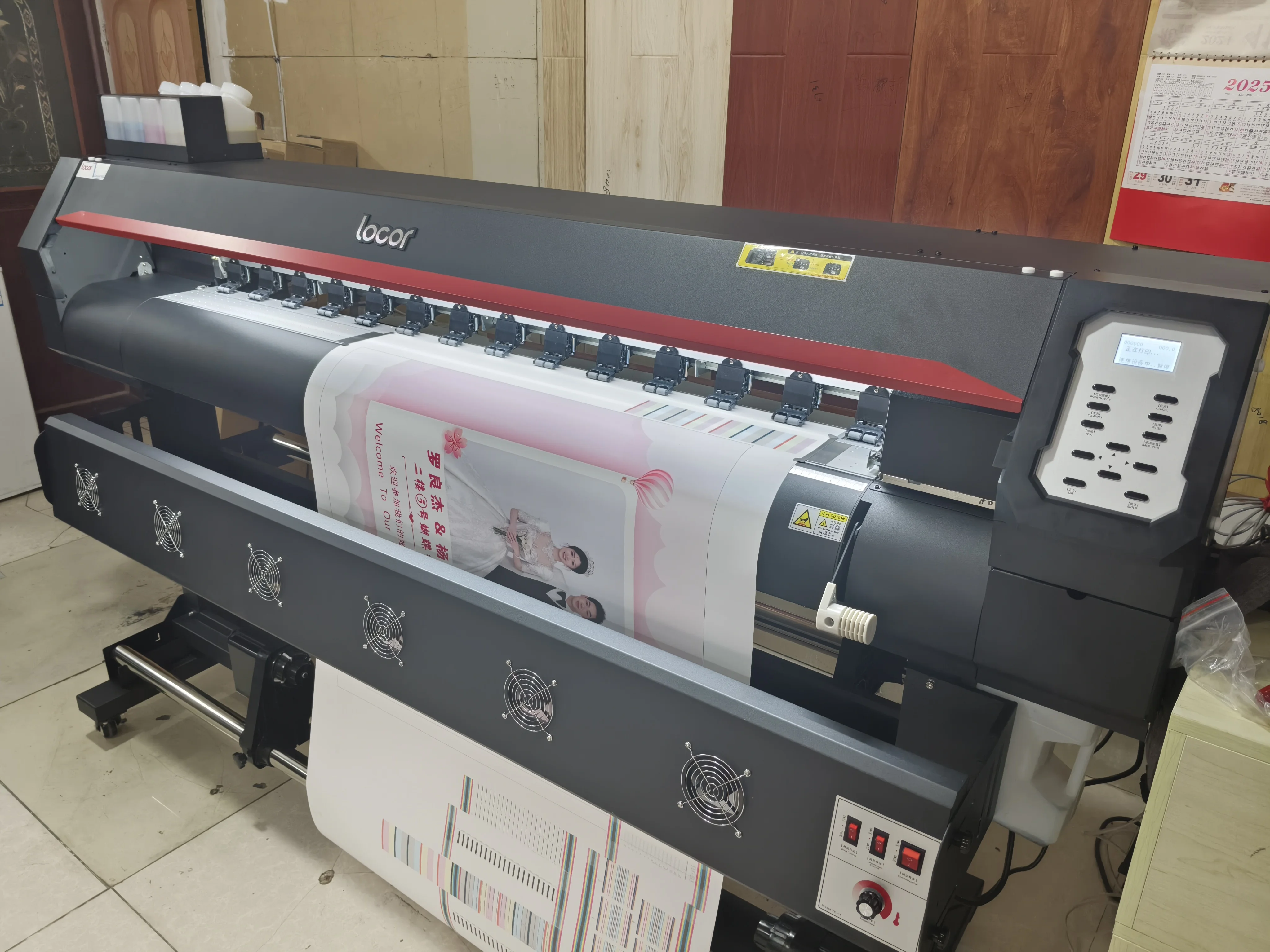 

LOCOR Eco Solvent Printer Xp600 I3200 1.6m Eco Solvent Outdoor Flex Banner Vinyl Sticker Tarpaulin Advertising Printer