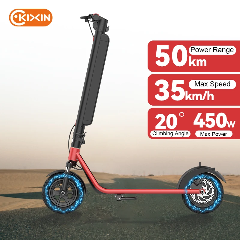 

Premium X11 Electric Scooter With 100kg Load Capacity Steel Frame 40-50km Range Front Suspension & Detachable Battery