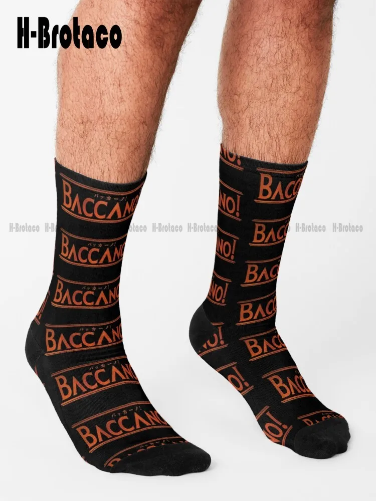 Baccano Japanese Anime Manga Train Conductor Socks Youth Socks Comfortable Best Girls Sports Retro Gd Hip Hop Teen Youth Socks