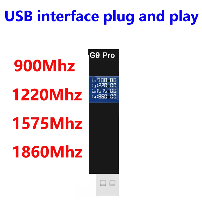 

USB Display Equipment Use In Car L1 900MHZ L2 1220MHZ L3 1575MHZ L4 1860MHZ