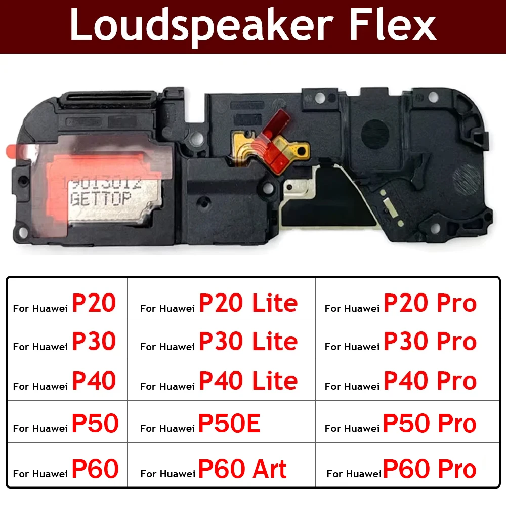 New Loudspeaker Loud Speaker Buzzer Ringer For Huawei P20 P30 P40 P50 P50E P60 Lite Pro Art Pura 70 Pro