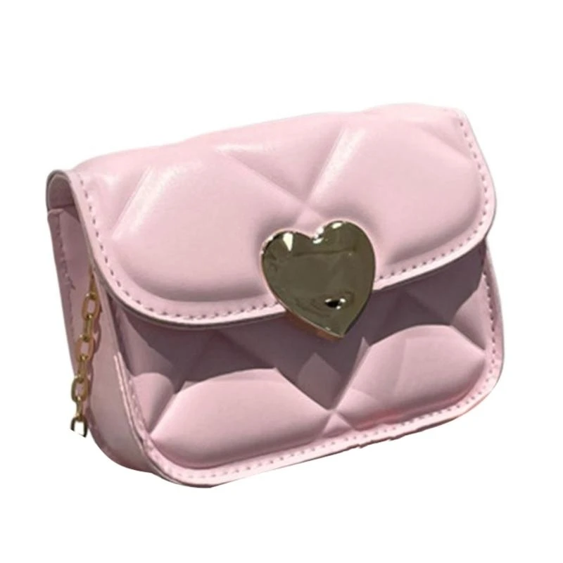 

A3PE Fashion Shoulder Bag with Chain Strap Compact Quilted Crossbody Bags for Women