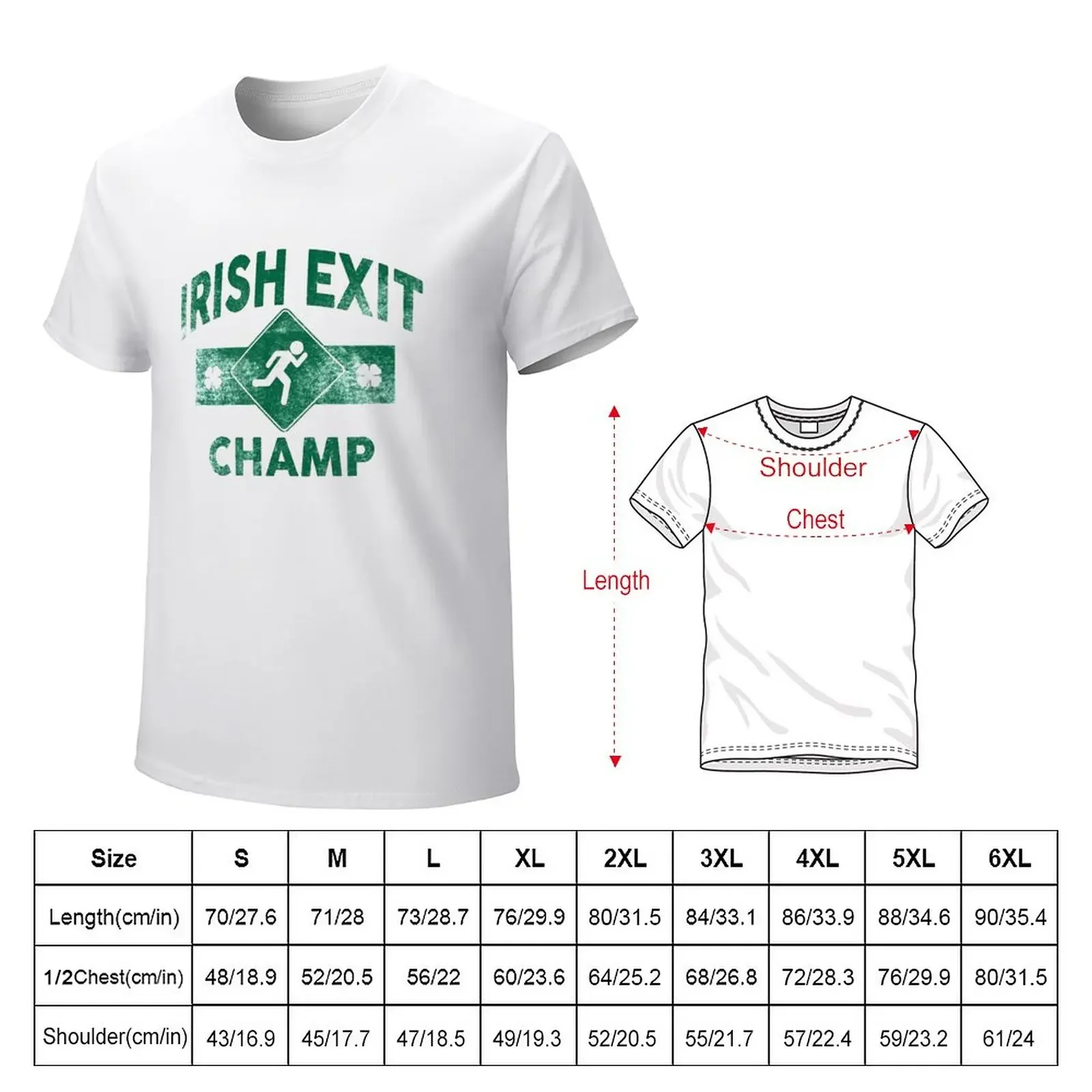 42 NORTH Irish Exit T-Shirt T-Shirt quick drying Aesthetic clothing funnys mens t shirts pack