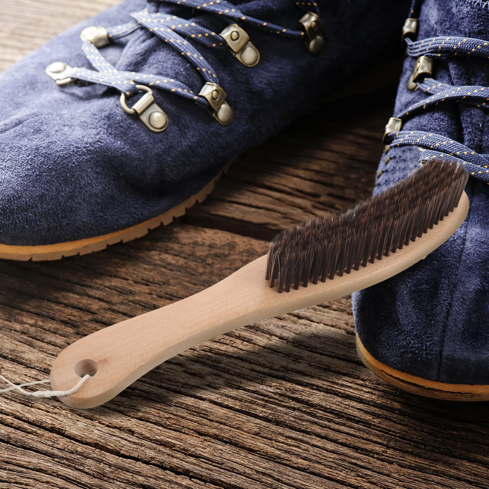 Wood Shoe Brush Soft Bristle L - Sneaker Cleaner recension och pris