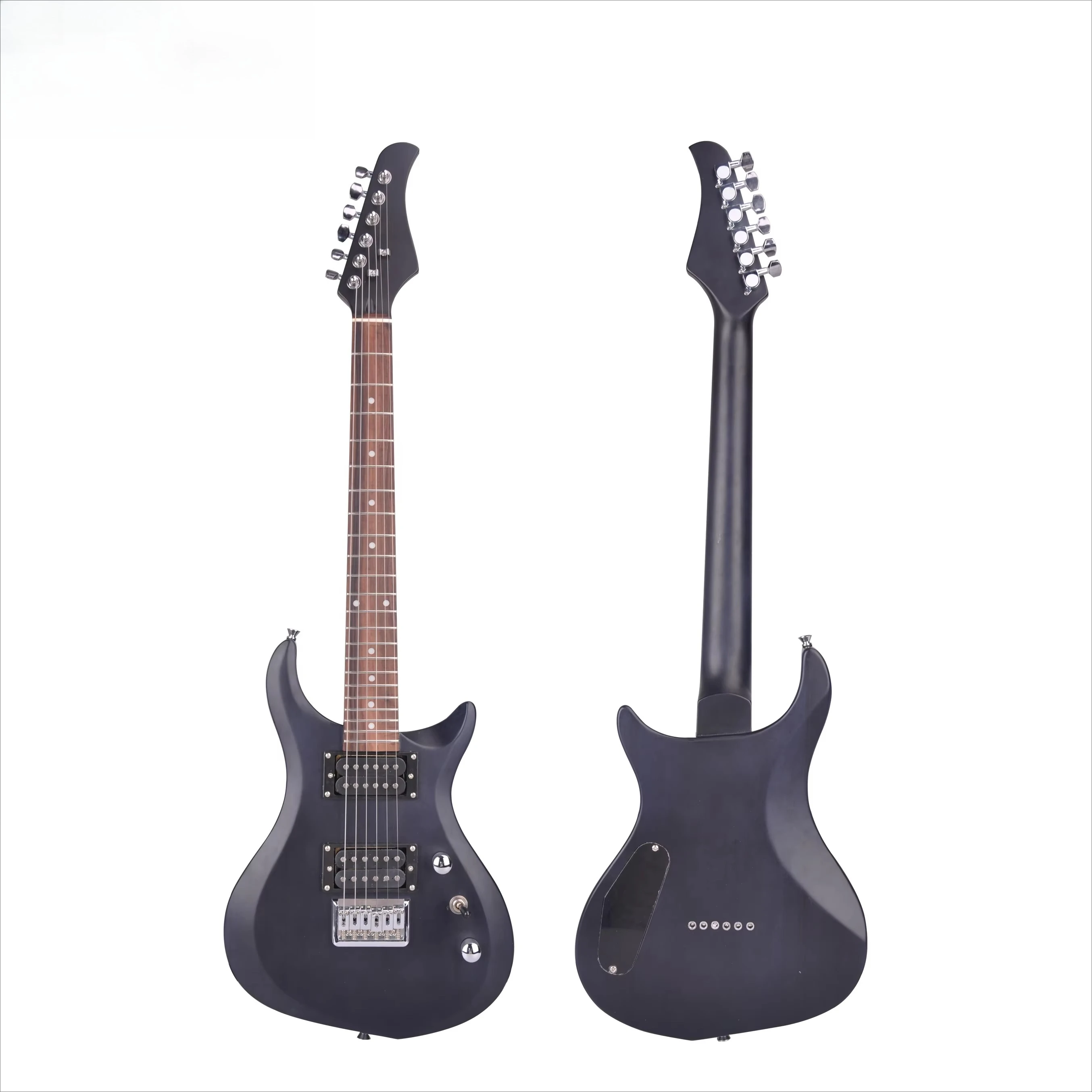New Product High Quality 36'' Short Scale Length Solid Linden Wood Body Electric Travel Guitar