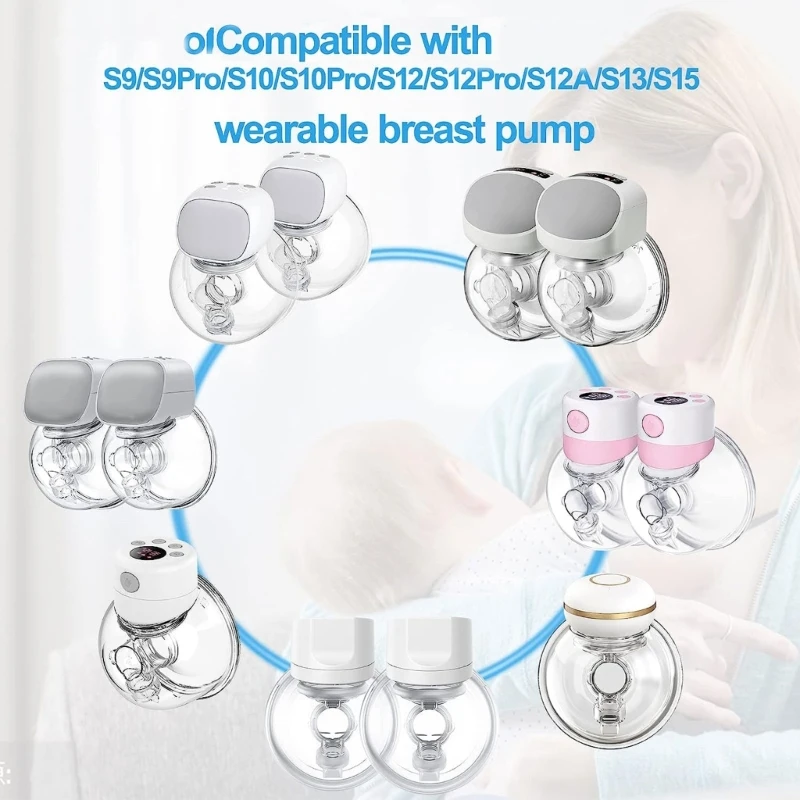 

Flange Insert with Diaphragm DuckbillValve Wearable Breast Pump Flange Insert