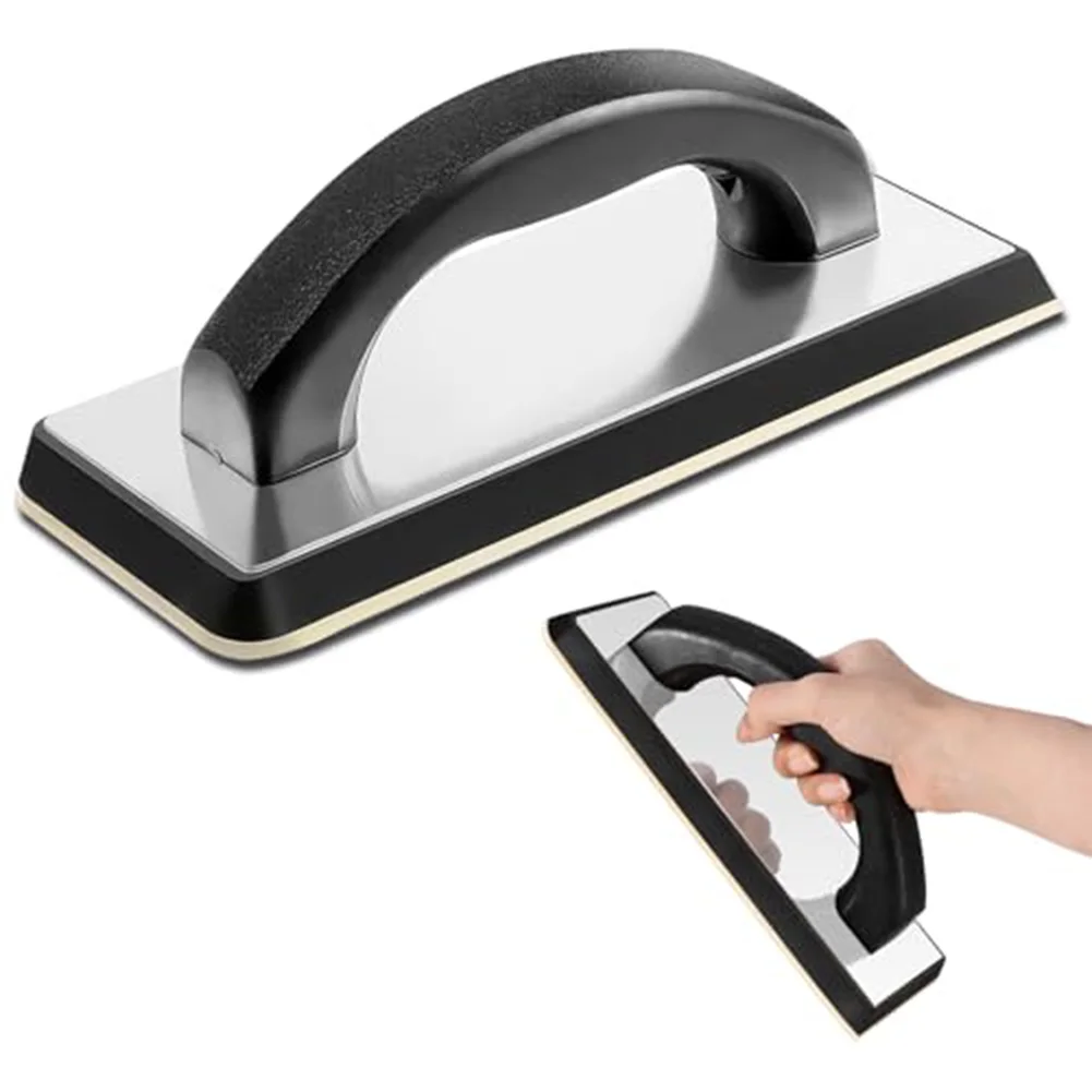 For Tile Grouting Tool Set 2pcs for Accurate Gap Filling and Joint Finishing with Comfort Grip Handle 24x10cm Black