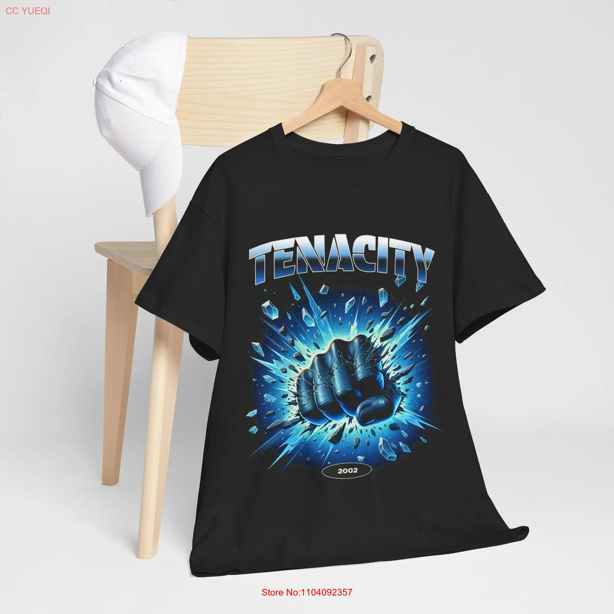 Tenacity T Shirt Resilience and Determination Grit Soft Cotton long or short sleeves