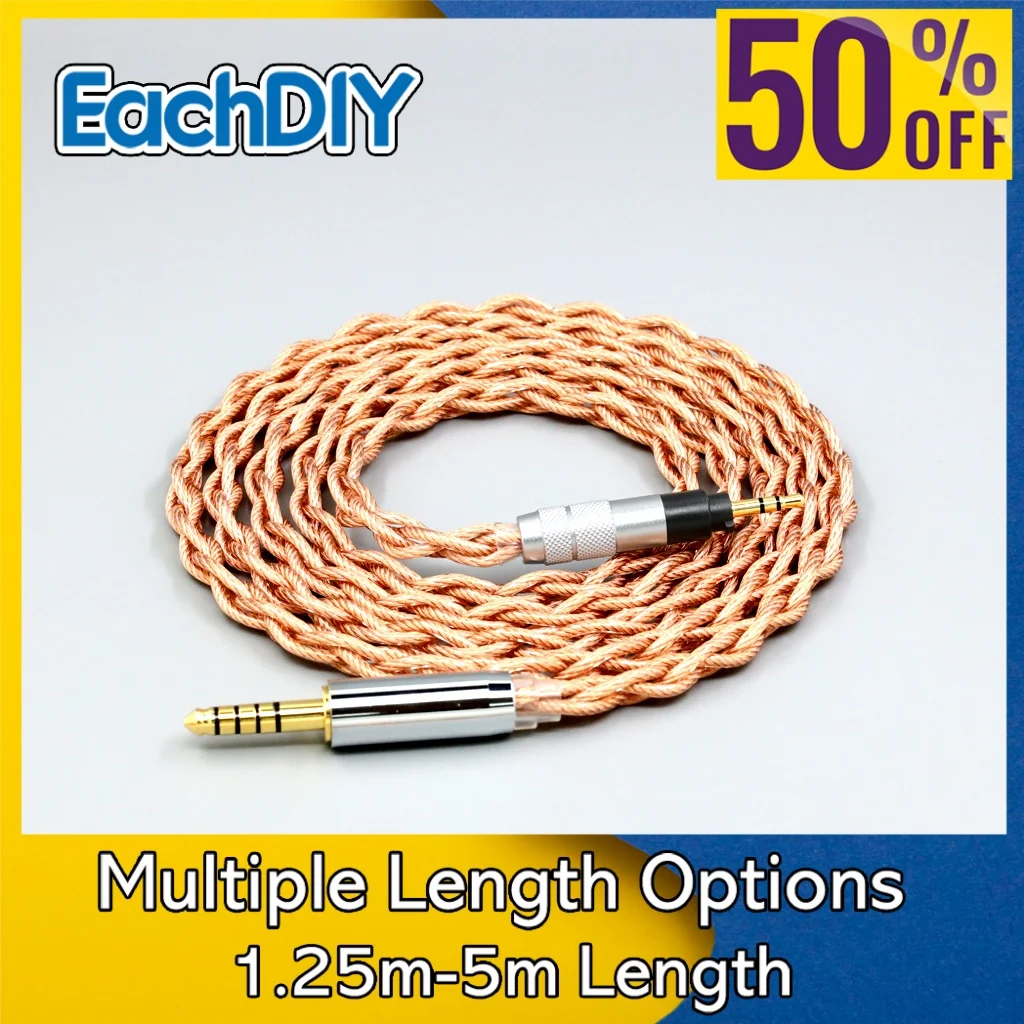 

Hifi Earphone Cable For Sennheiser Urbanite XL On/Over Ear Headphone 4 core 1.8mm Graphene 7N OCC Shielding Coaxial Mixed 7800