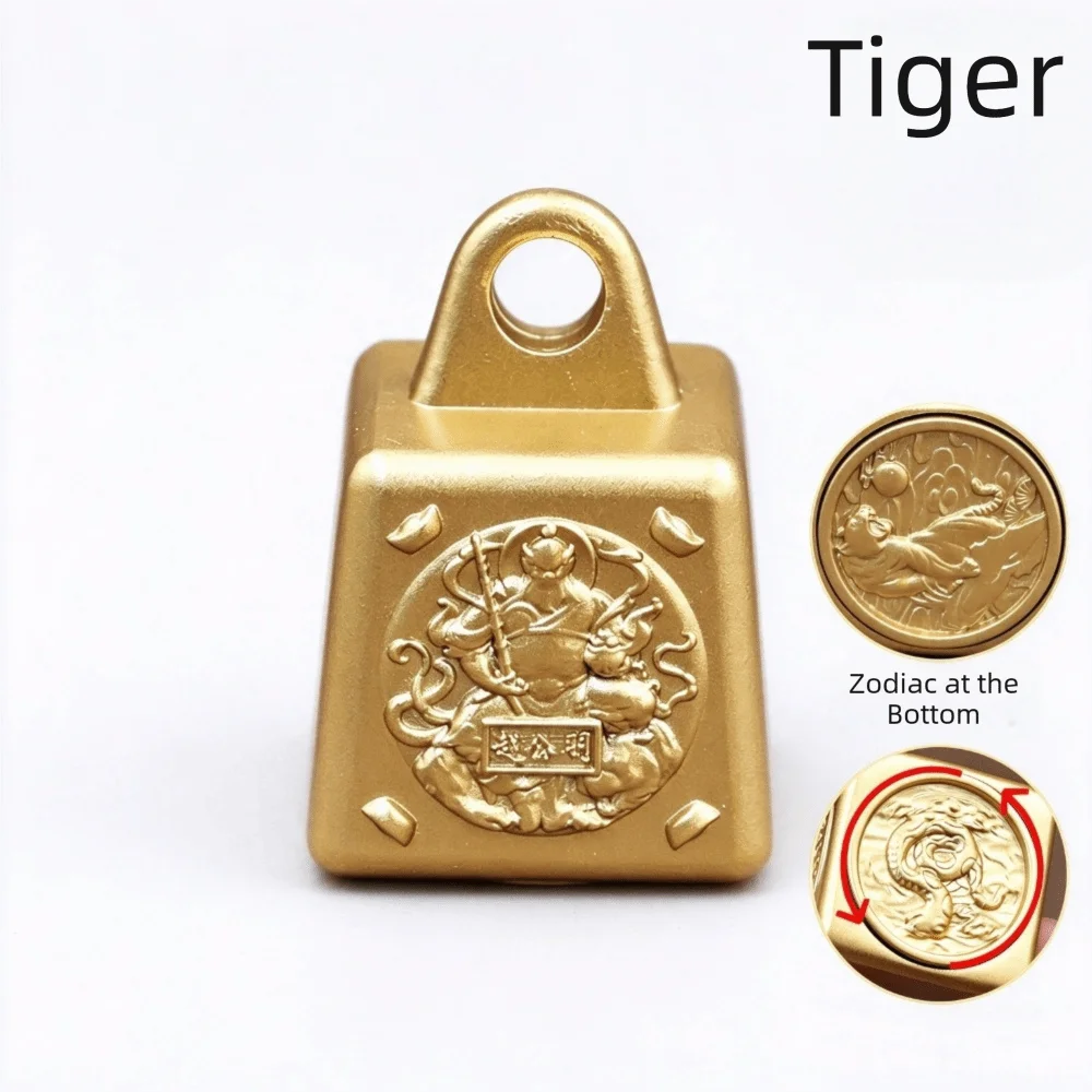 Rotatable Zhao Gongming Weight Spinner Scale Weight Cultural Creative Chinese Zodiac Hand Piece Hand Piece Hanging Ornament