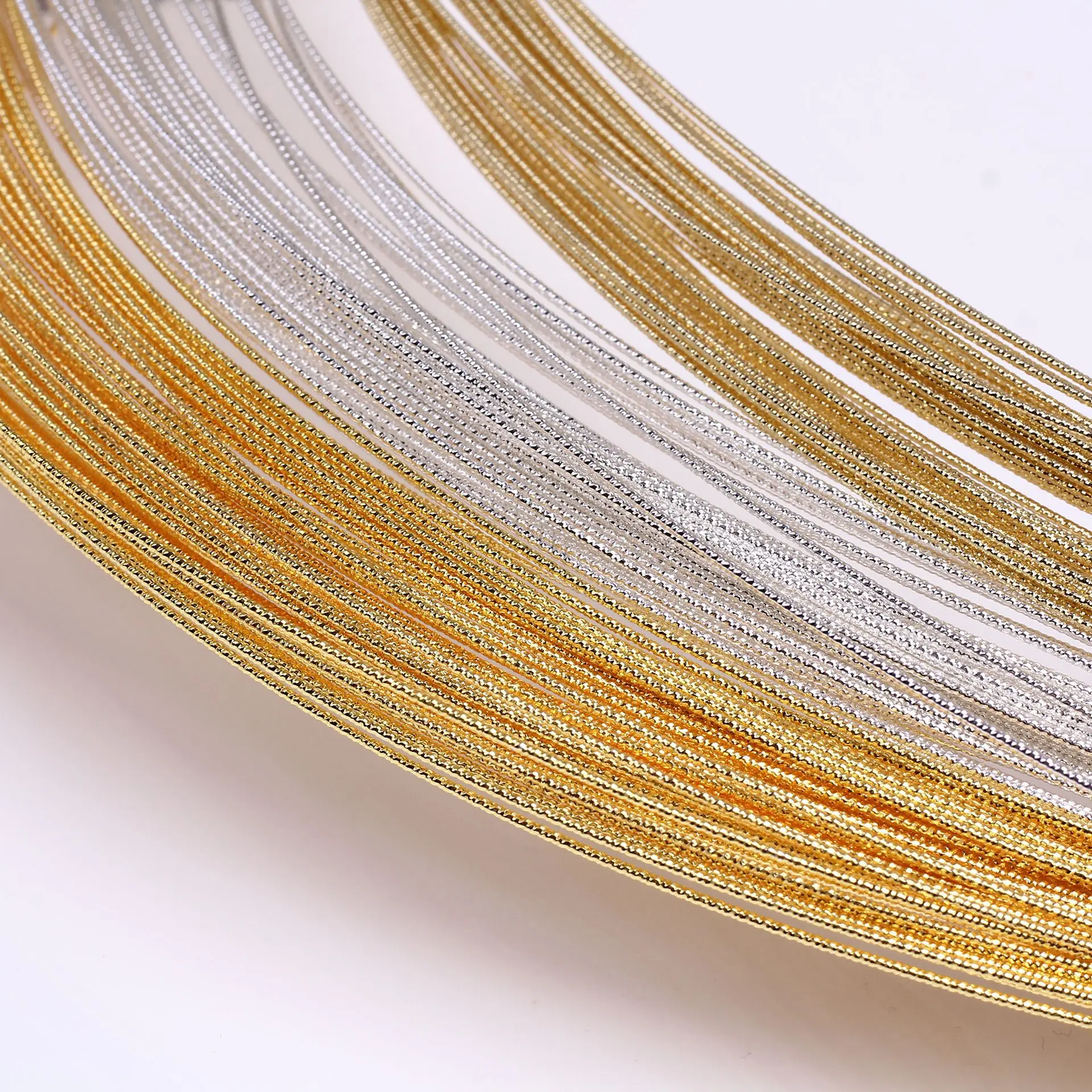 14K Carved Wire Half Soft Copper Wire Twist Crafts Finding 5 meters
