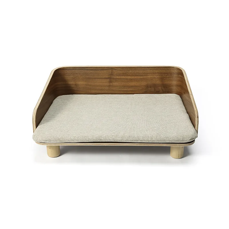 Solid Wood Dog Bed, Pet Sofa, Cat's Nest, Kennel, Dismantling and Washing in Summer, Universal in All Seasons