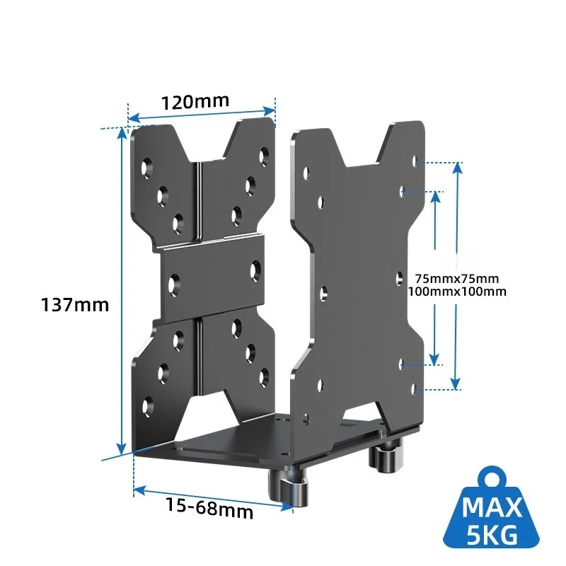 Mini Computer Host Hanger Wall Mount Bracket for Small Chassis Heat SinkGoods in stock