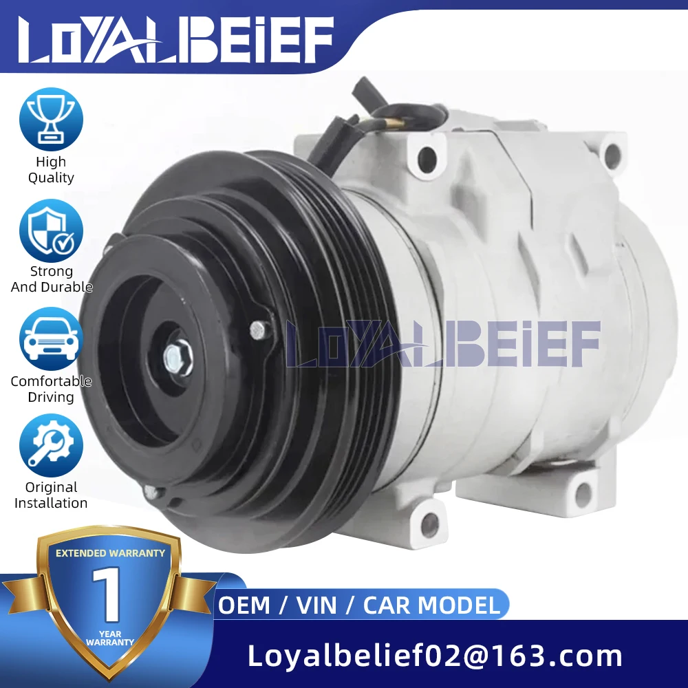 A/C AC Compressor With Clutch For Toyota Land Cruiser Prado TRJ120 10S17C 883206A500 4472801131 447280-1131 4 Grooves