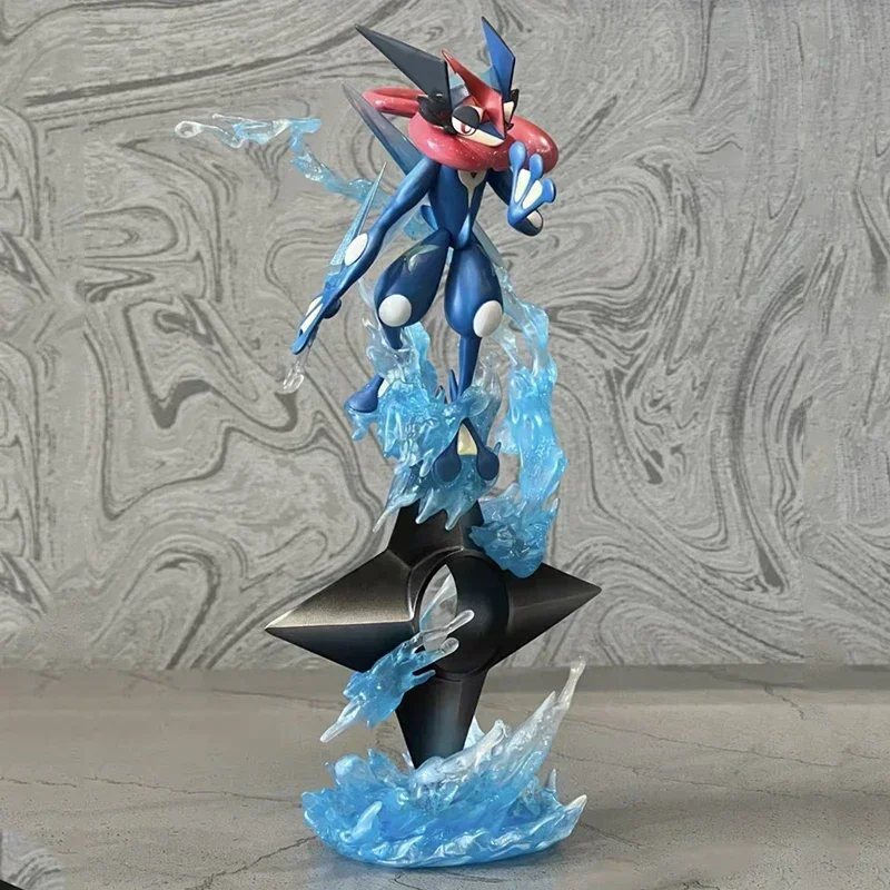 Collection de figurines d'anime Pokémon, figurine Greninja, eau Shuriken Gk, statue de dessin animé, modèle de jouet pour enfants, cadeau de Noël, 20cm