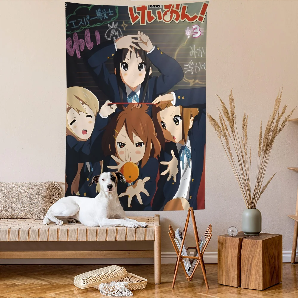 Anime K-ON KON Cartoon Tapestry Wall Hanging Decoration Household Home Decor