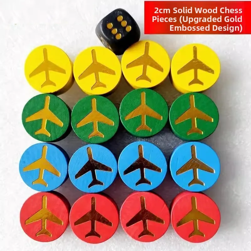 

Большие деревянные игровые фишки для настольной игры, запасные элементы, аксессуары для настольных игр, для одиночной игры, для одного игрока