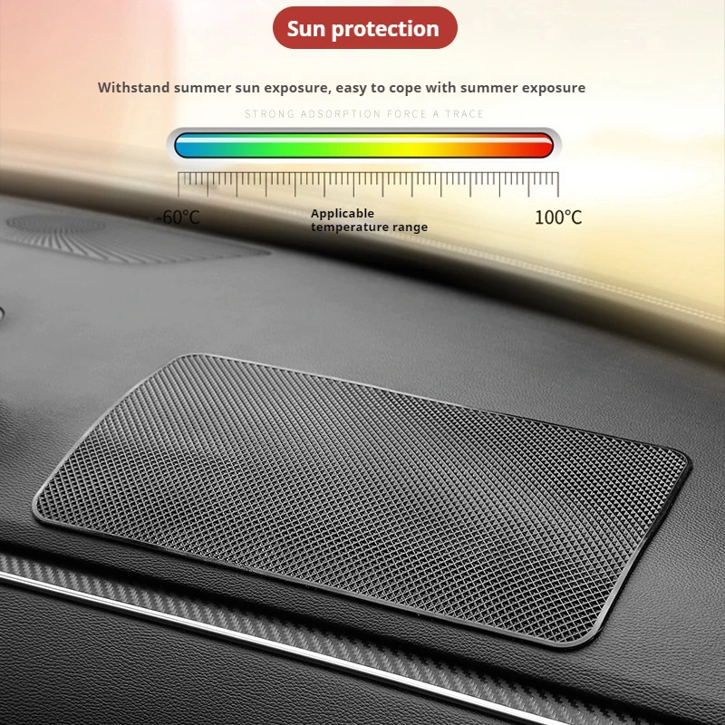 Car Non Slip Mat Sticky Anti Slip PVC Pads Heat Resistant Car Dashboard Phone Sunglasses Holder Car Styling Lnterior